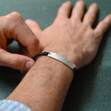 "Tender Touch" Fingerprint Bar Bracelet