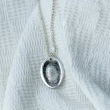 Original Fingerprint Necklace - Silver Link